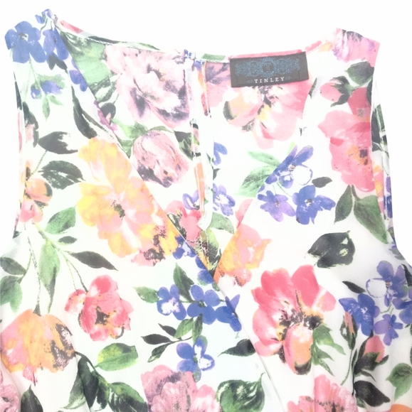 SOLD✌️Tinley "Peppermint" Floral Print Romper - Picture 2 of 8